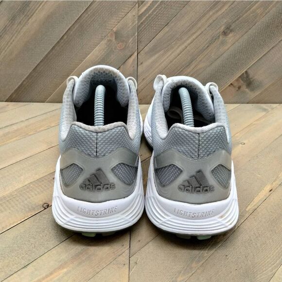 Adidas ZG21 Lightstrike Boost Golf Shoes Mens Size 11 White Silver Golf Spikes - Picture 4 of 9
